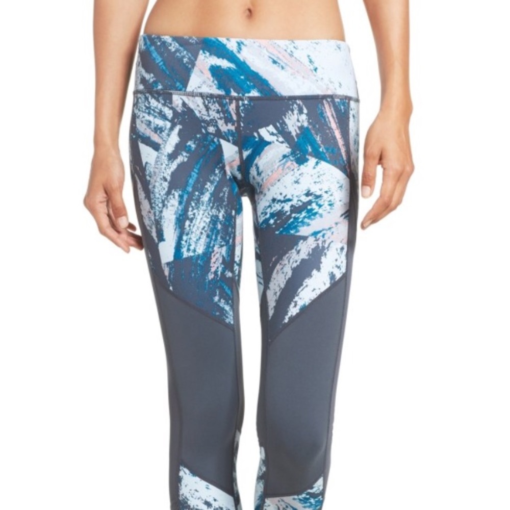 Zella nudes mesh inset legging